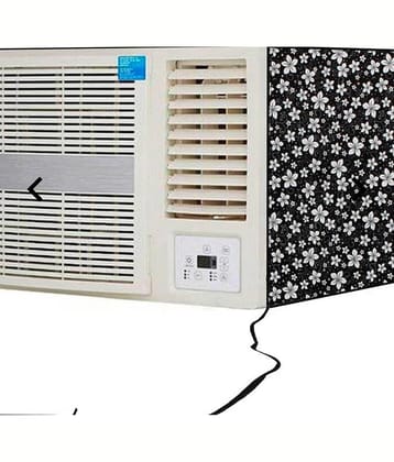 KALRA MAGIC Single PVC Black AC Cover for 1.5 Ton Window AC