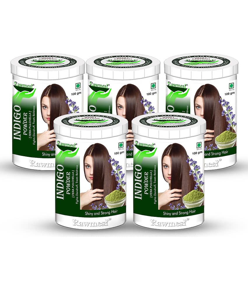 rawmest Natural Indigo Powder Hair Scalp Treatment 500 g Pack of 5