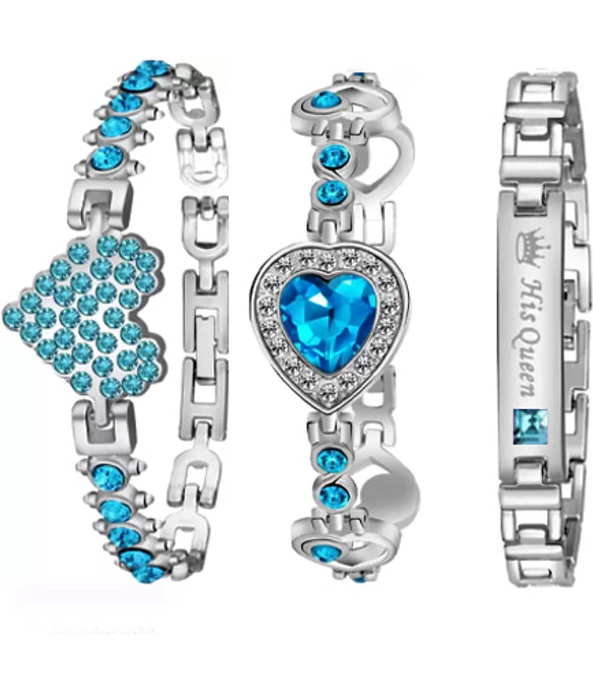 EEWHI Turquoise Bracelet ( Pack of 3 )
