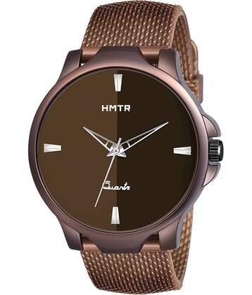 HMTr Brown Rubber Analog Men's Watch