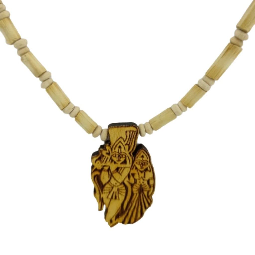 MAYAPURI Original Tulsi Mala with Radha Krishna Pendant/Locket | Unisex Adult Tulasi Mala - Pooja Needs | Buy online on ZillyBuy