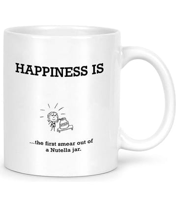 Idream Quote Printed Ceramic Coffee Mug 1 Pcs 330 mL
