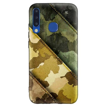 Denim camouflage S4 Premium Embossed Mobile cover