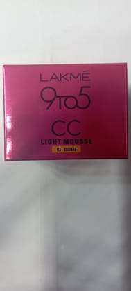 Lakme 9to5 cc light mousse 03 Bronze 25 g