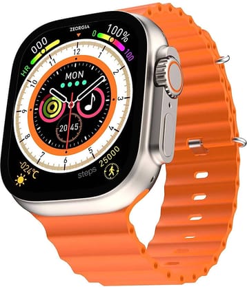 VERONIC ULTRA BLUETOOTH CALLING Orange Smart Watch