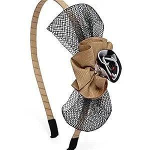 Women Hairband With Net Bow