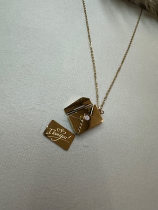 Love Letter Charm Necklace