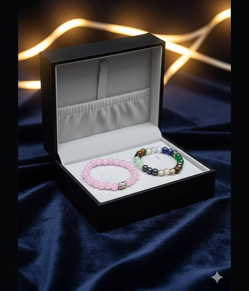 Abrexo Multicolor Charm Bracelet ( Pack of 2 )