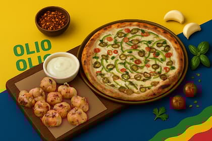 Mexican Wave Pizza + Knots Combo