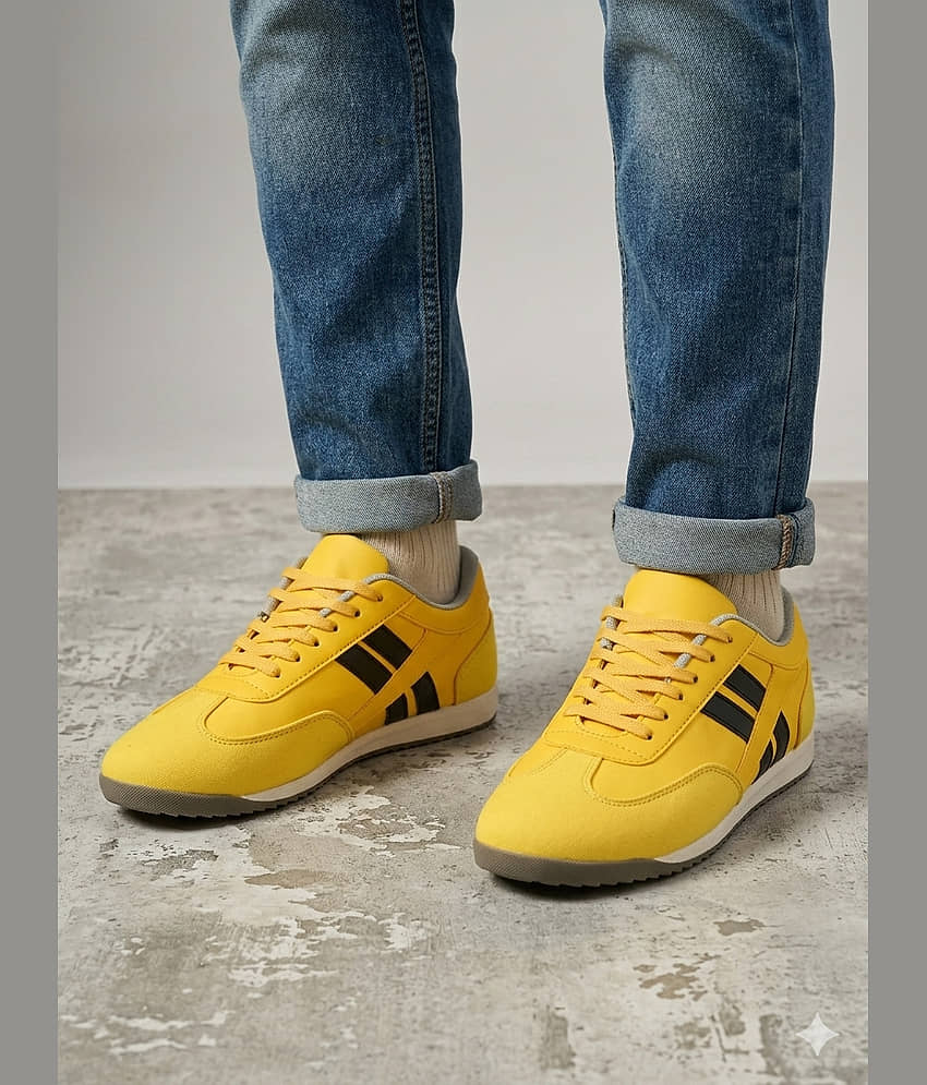 Sir Corbett Yellow Men's Lifestyle Shoes