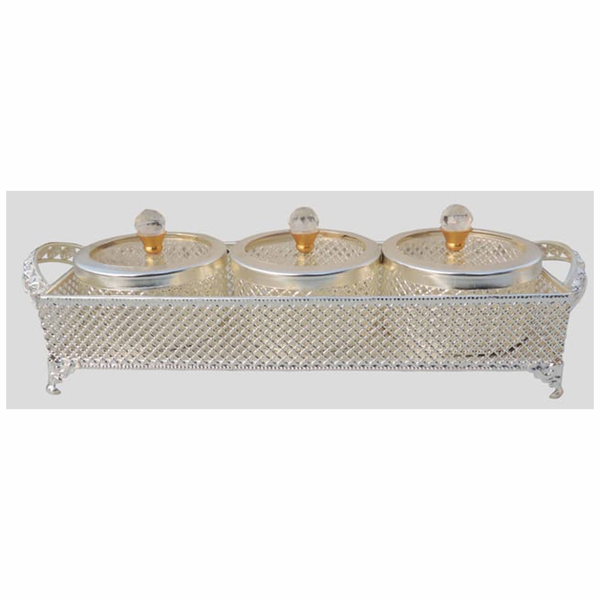 Iron Decorative Two Bowl Set (IMAS158 D)