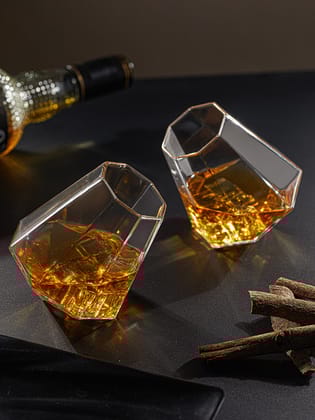 Curved Delight Cocktail Glass-Pack Of 2