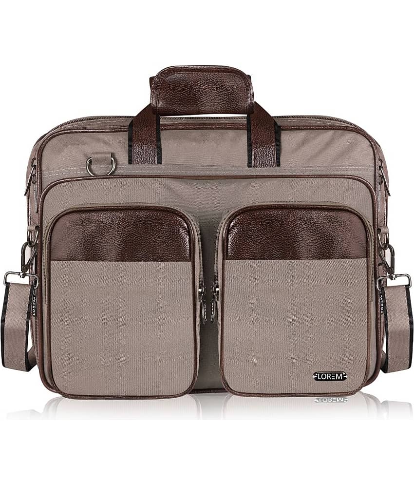 Lorem Grey PVC Office Bag