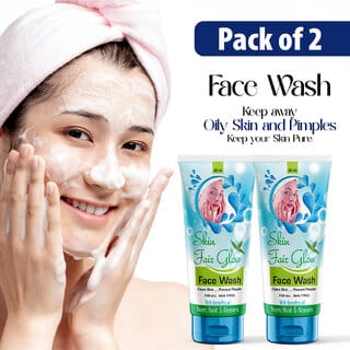 Dr. Nexa Skin Fair Glow Face Wash Papaya,Orange flavour (Pack Of 4)