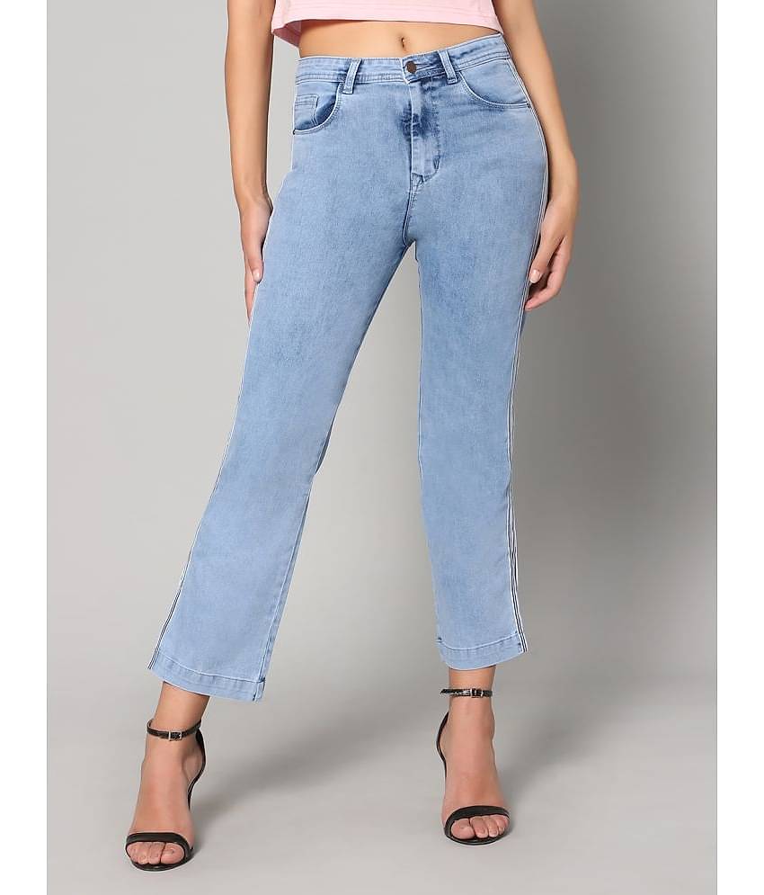 Rea-lize - Blue Denim Straight Fit Women's Jeans ( Pack of 1 )