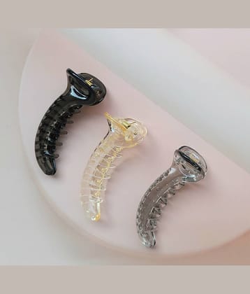 Rhosyn Multi Women's Banana Clip ( Pack of 3 )