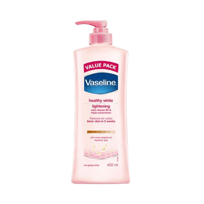 Vaseline Body Lotion Healthy White Lightening Visible Fairness 400ml