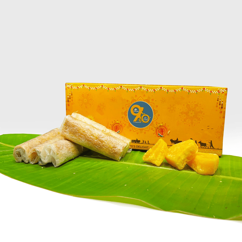 Jaggery Plain Putharekulu [10 Pieces] 