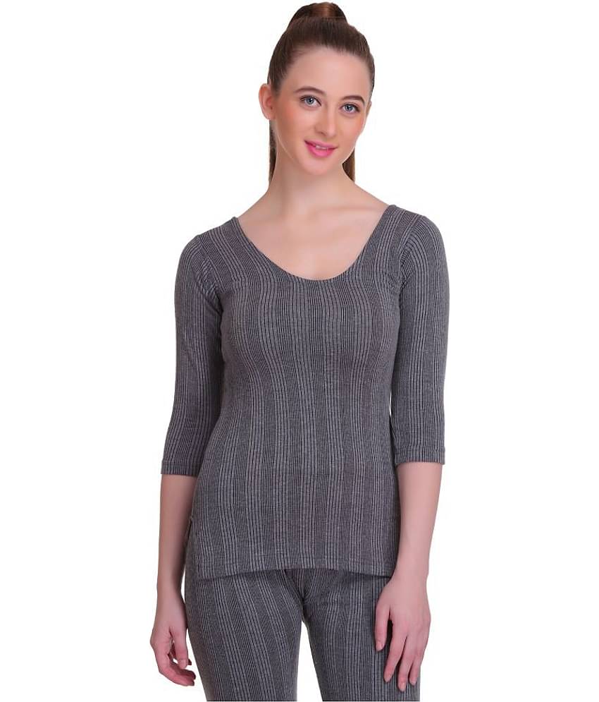 TT Cotton Blend Topwear - Grey