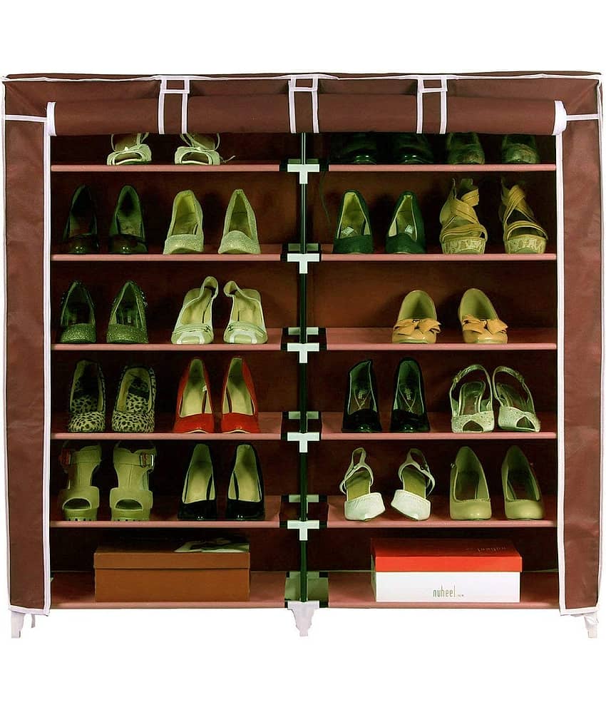 52dealz Aluminium 9 Tier Shoe Rack