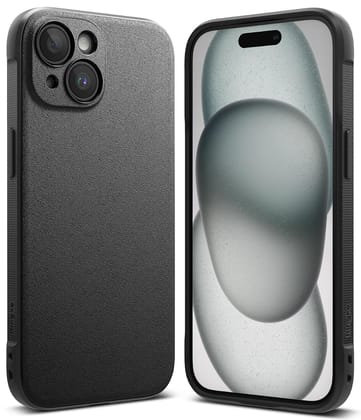 iPhone 15 Back Cover Case | Onyx - Black