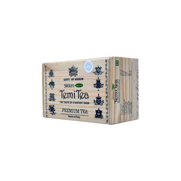 PREMIUM BLACK TEA WOODEN CADDY - 200 gm