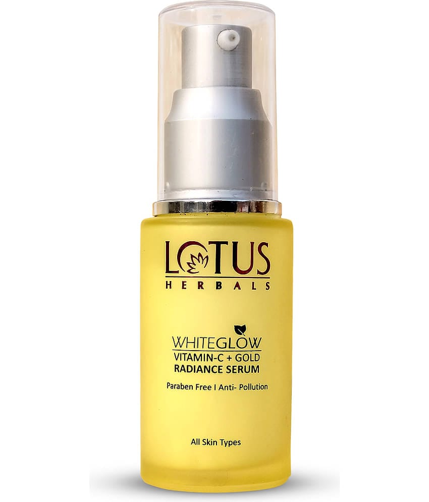 Lotus Herbals Whiteglow Vitamin C Andgold Radiance Face Serum , For Dull & Dry Skin ,30Ml