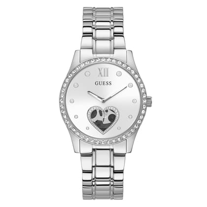 Guess White Dial Women Analog Watch - GW0380L1-White