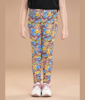 StyleStone Pack of 1 Girls Cotton Blend Leggings ( Gray )