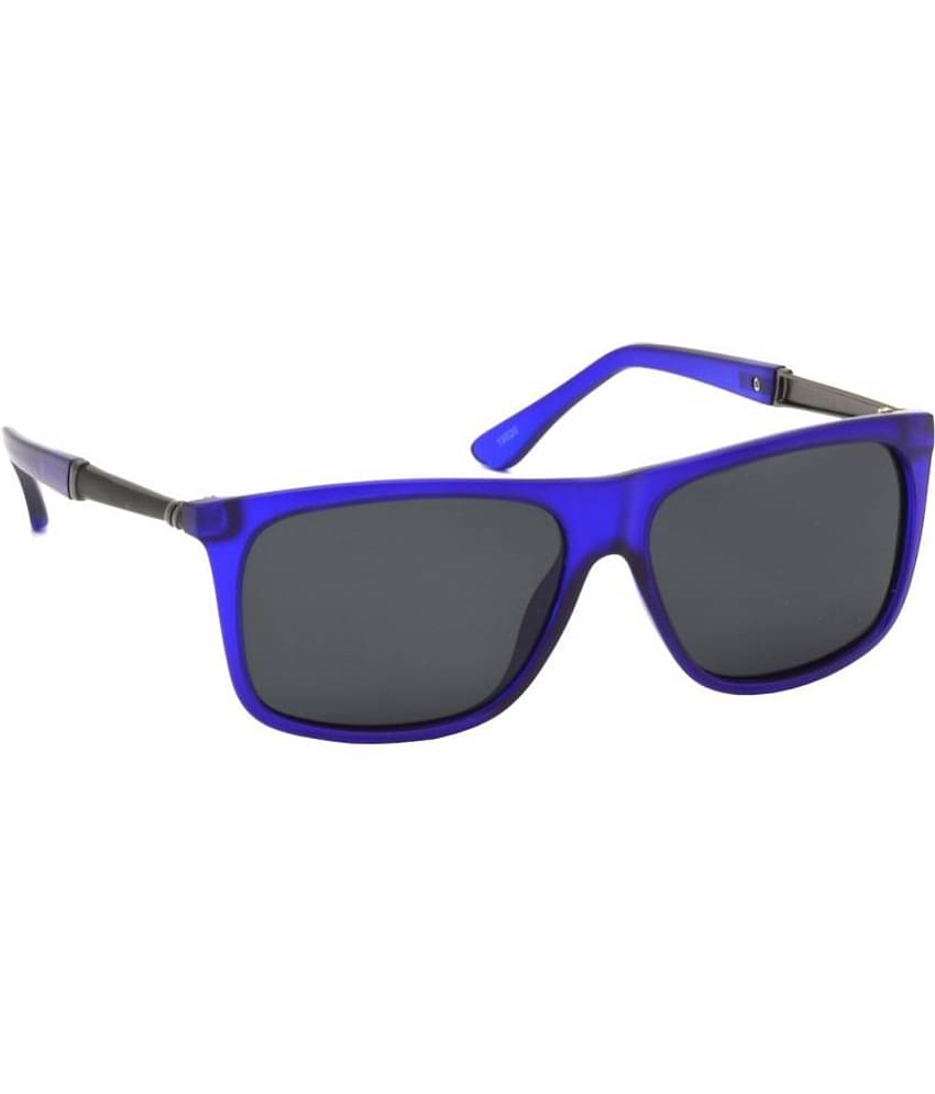 Hrinkar Blue Rectangular Sunglasses ( Pack of 1 )