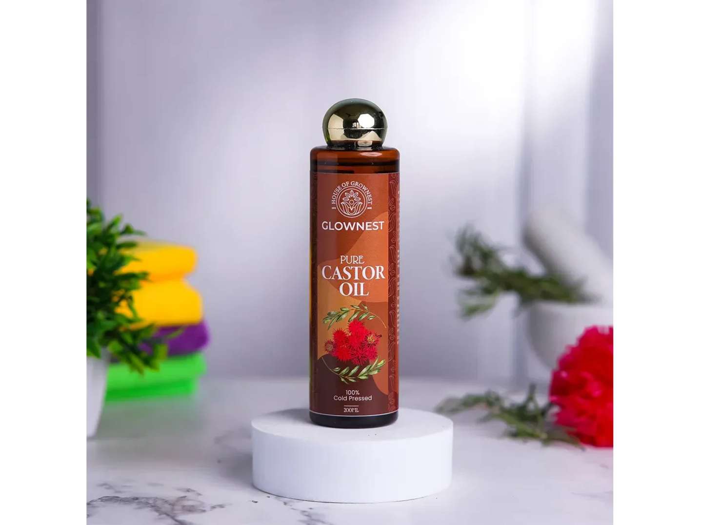 Grownest Castor Oil Cold Pressed (200ml)
