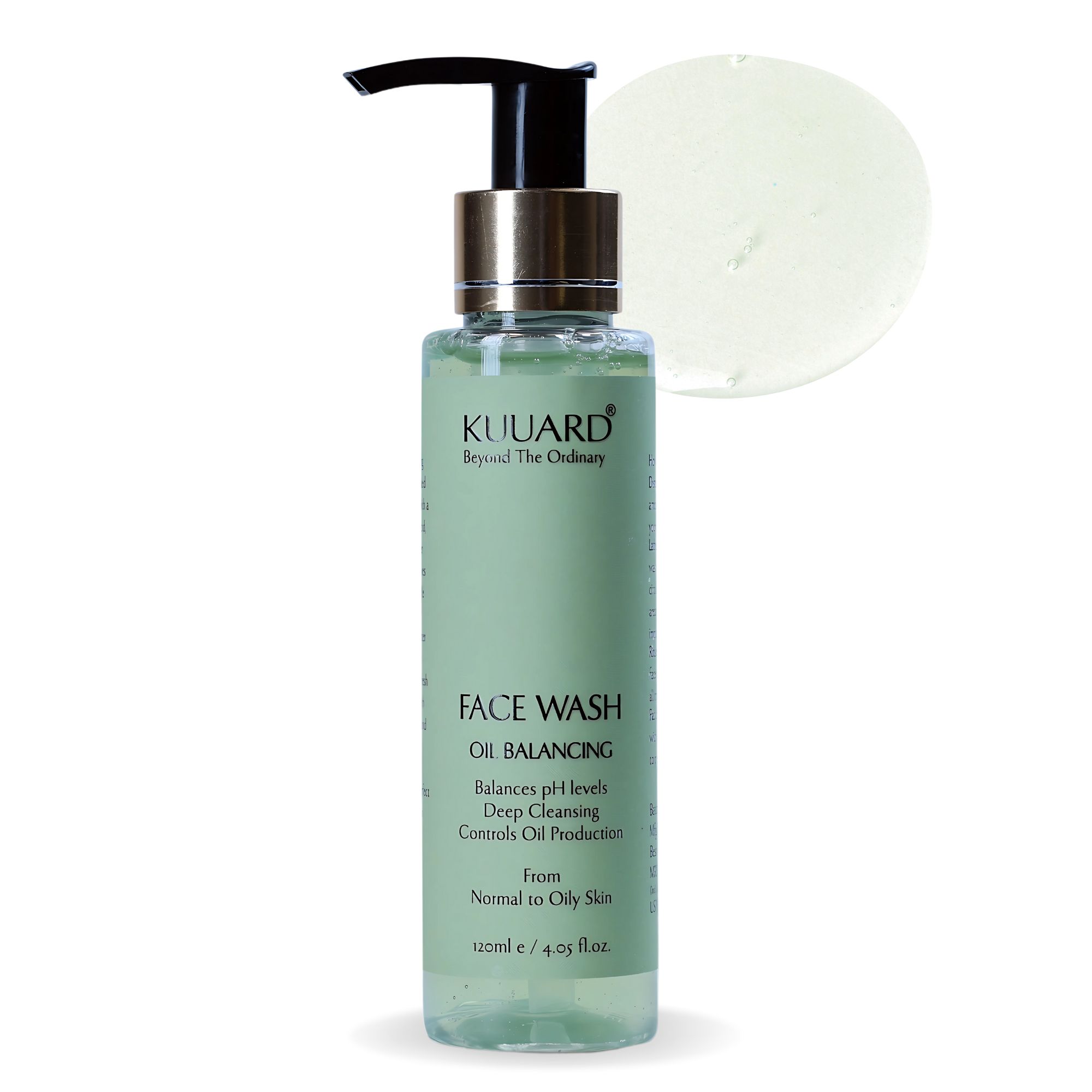 Kuuard Oil Balancing Face Wash | Deep Cleanse, Control Oil & Refresh Your Skin | Copper Peptides And Centella Asiatica