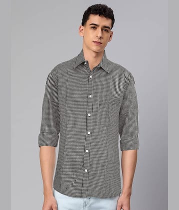 plounge Silk Regular Fit Striped Full Sleeves Men's Casual Shirt - Multicolor 1 ( Pack of 1 )