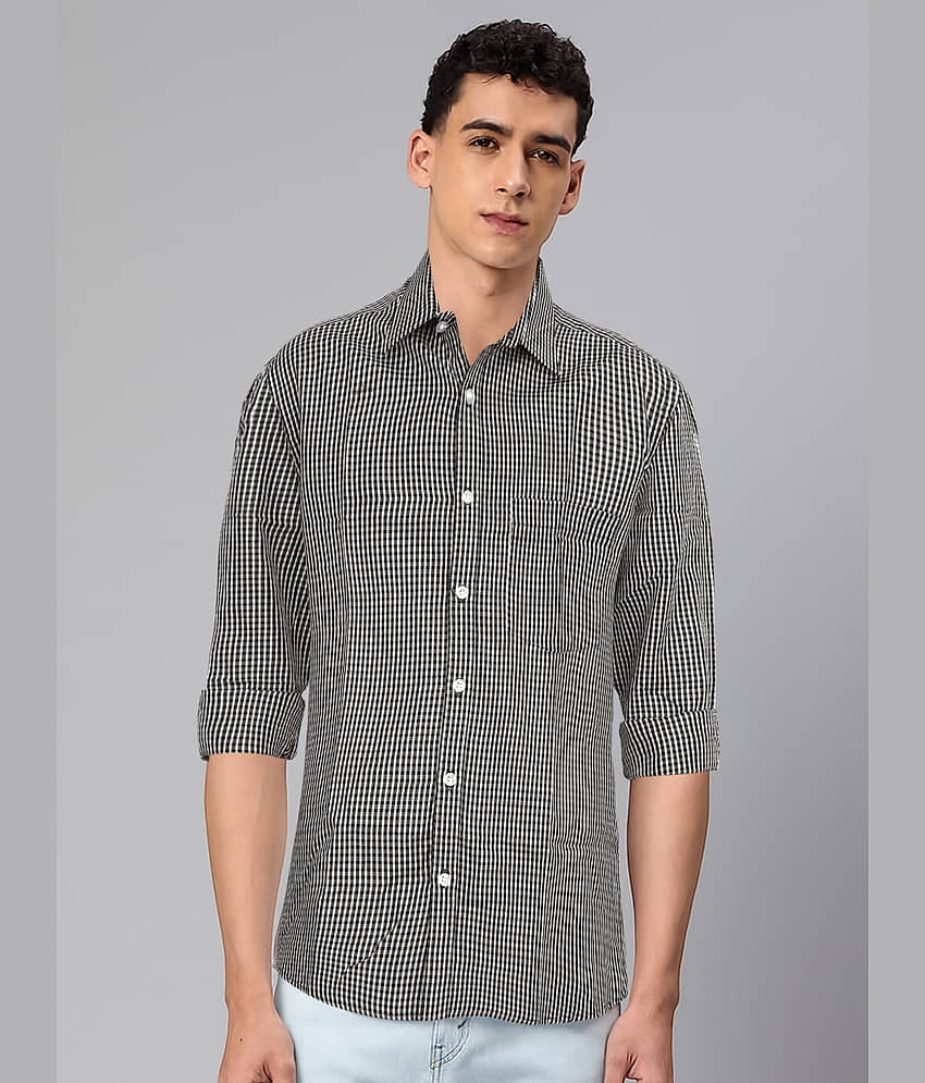 plounge Silk Regular Fit Striped Full Sleeves Men's Casual Shirt - Multicolor 1 ( Pack of 1 )