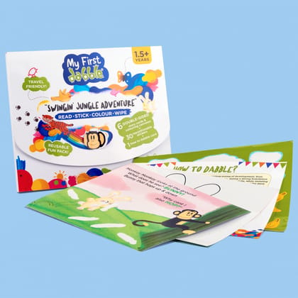 My First Dabble Swingin’ Jungle Adventure | Reusable Story Card Set My First Dabble Swingin’ Jungle Adventure | Reusable Story Card Set