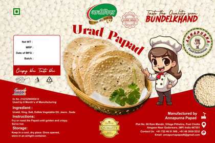 URAD PAPAD Crispy Flavorful Snack