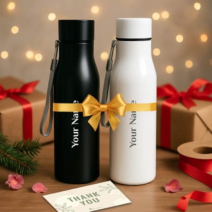 Personalized Steel Bottle G055 - Combo Gift