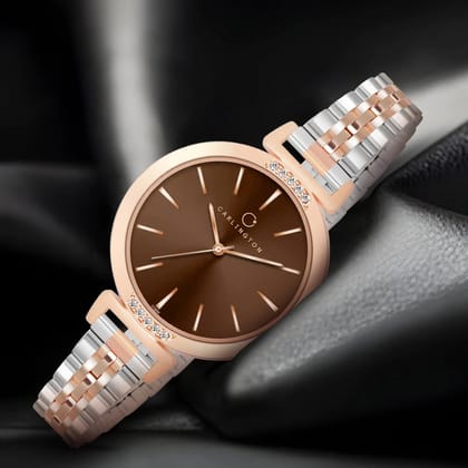 Iconic 2034 Brown Analog Womens Watch