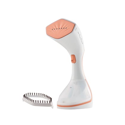WisTec Garment Steamer for clothes, Steam Iron, Horizontal & Vertical Steamer, 2 steam modes, 1600-1400 Watt, Steam iron press for Home & Travel (1400 watts) Orange/White / 1400 watts WisTec Garment Steamer for clothes, Steam Iron, Horizontal & Vertical Steamer, 2 steam modes, 1600-1400 Watt, Steam iron press for Home & Travel (1400 watts) Orange/White / 1400 watts