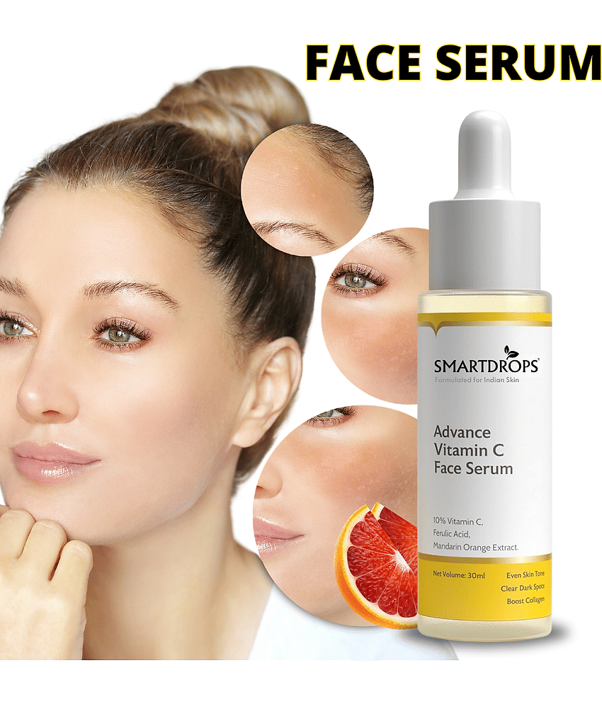 Smartdrops Face Serum Vitamin C Daily Care For All Skin Type ( Pack of 1 )