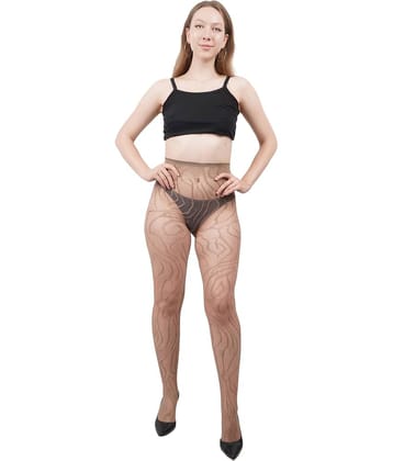 PENYAN - Cotton Blend Beige Women's Full length Stockings ( Pack of 1 )