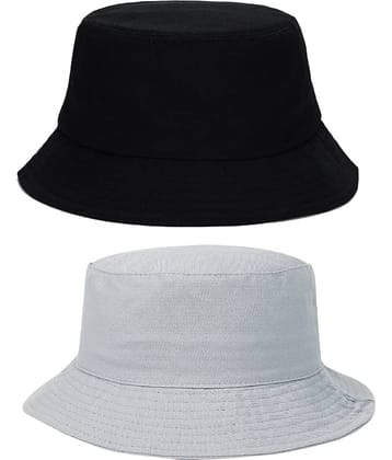 Zacharias - Multi Color Cotton Men's Hat ( Pack of 2 )