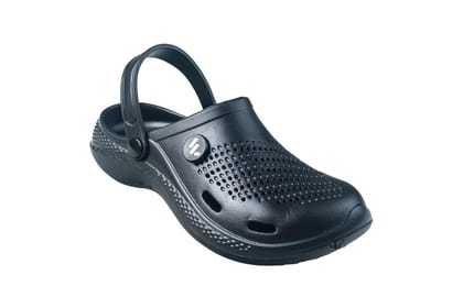 Maclin Gents Black Sandal EVA-Black/Fuchsia / 7