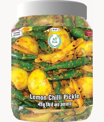 AGRI CLUB Lemon-Chilli(Nimbu Mirchi) Vegetable Pickle 750 g