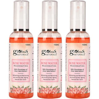 Globus Naturals Rose Toner 100 ml Set of 3