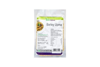 NutriValue Barley Upma (150g) | Healthy Instant Breakfast | Ready to Cook