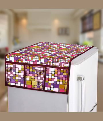 PVC Fridge Top Cover 53x99 Cm (Pack of 1) - Multicolor