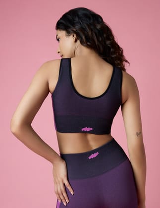 Duet Two-Piece Leggings Set-AMETHYST / M / S
