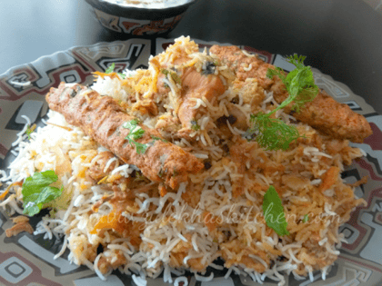 Chicken Seekh Biryani [10 Person]