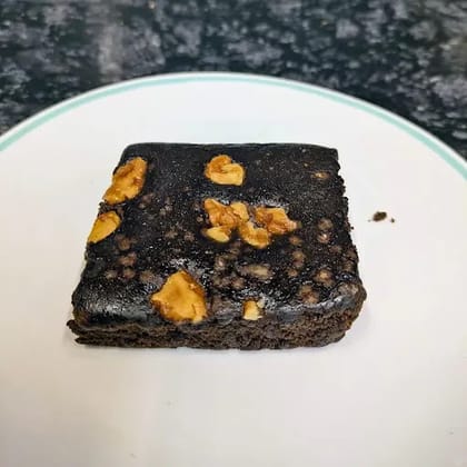 Eggless Walnut Brownie